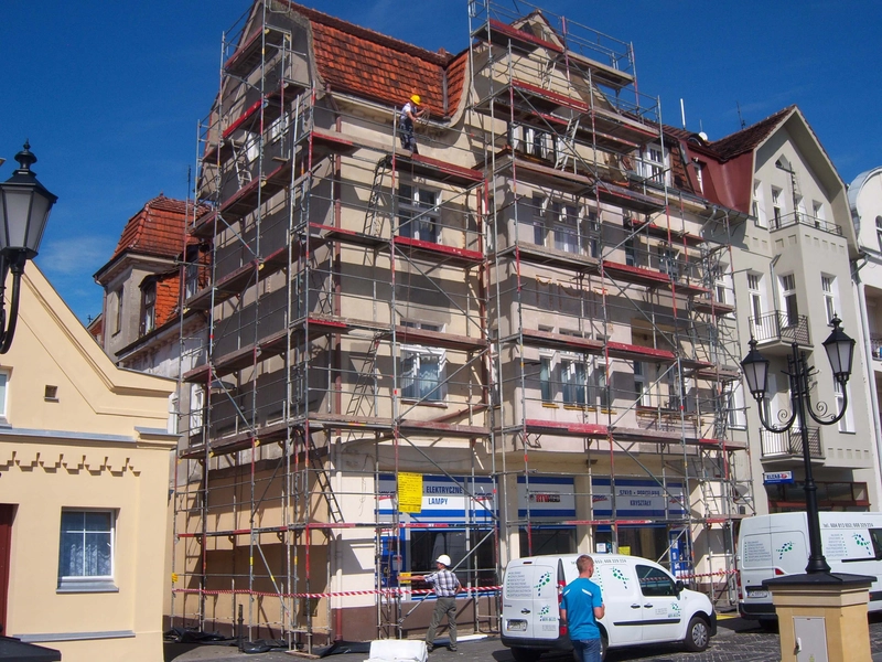Kamienica środa wlkp w czasie remontu